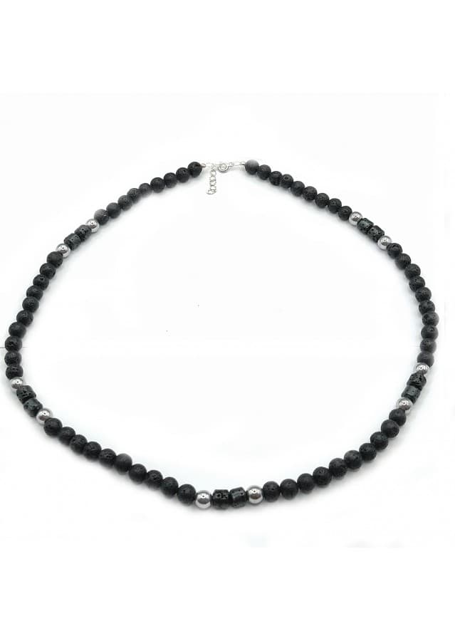 Naszyjnik męski Lawa 925